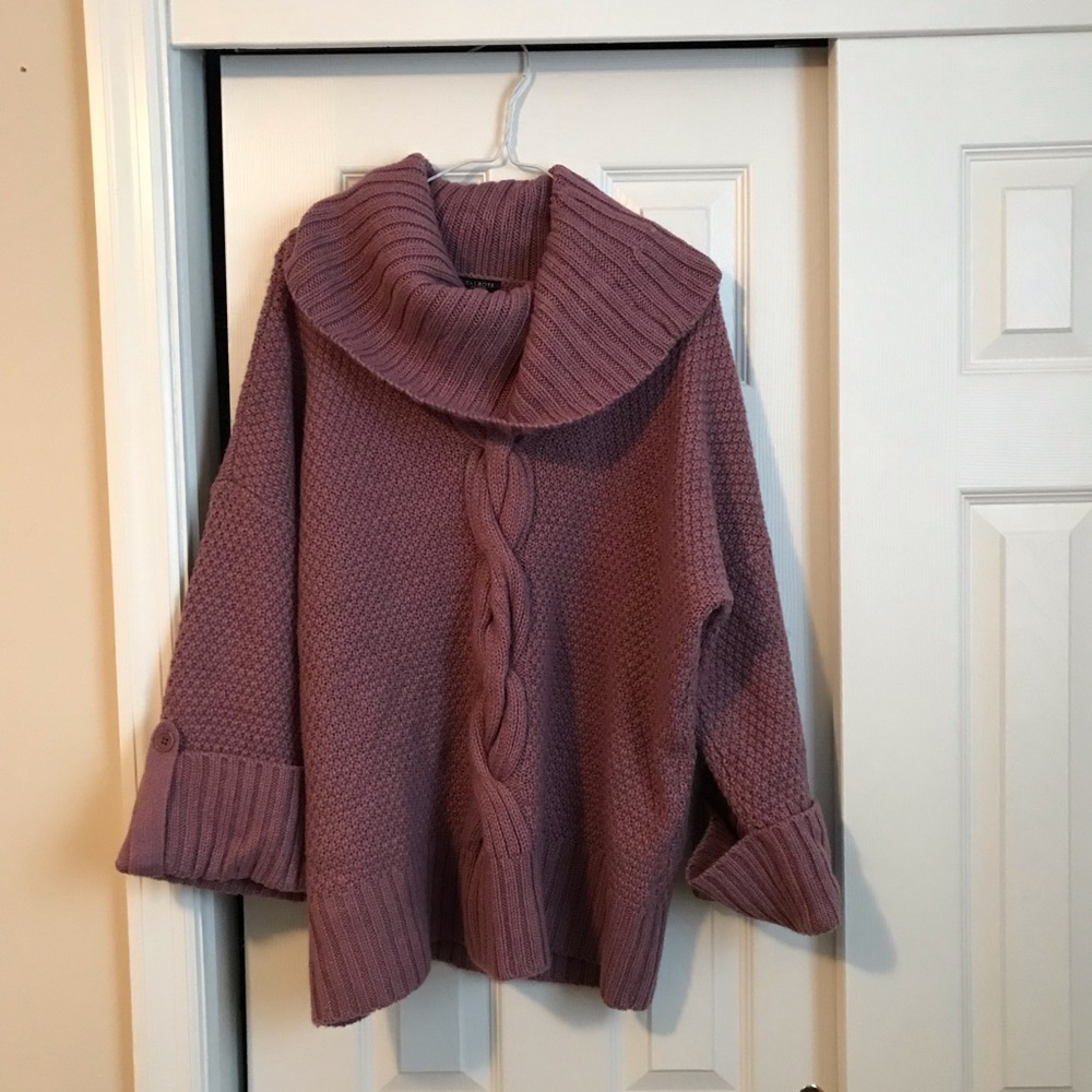 Talbots cowl neck sweater